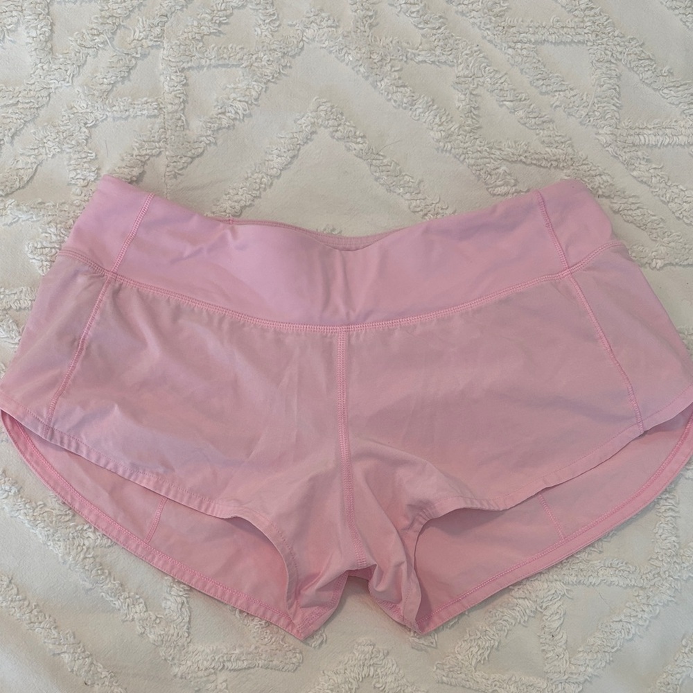 lululemon Pink Speed Up Short 2.5